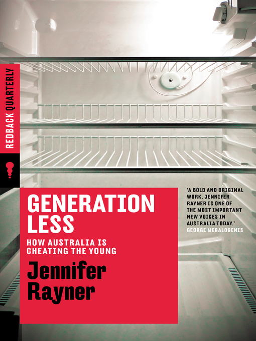 Title details for Generation Less by Jennifer Rayner - Available